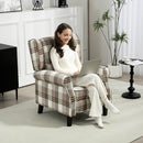 HOMCOM Recliner Chair For Living Room Wingback Chair With Padded Armrest
