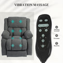 HOMCOM Power Lift Recliner Chair, Reclining Chair With Massage, Grey