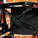 HOMCOM Lightweight Walking Frame with Adjustable Handle, Red