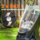 Outsunny 2500W Electric Wood Chipper With 45L Collection Bag