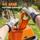 Outsunny 2500W Electric Wood Chipper With 45L Collection Bag