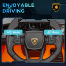 AIYAPLAY Yellow Lamborghini Revuelto Licensed Ride On Car W/ Suspension