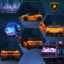 AIYAPLAY Yellow Lamborghini Revuelto Licensed Ride On Car W/ Suspension