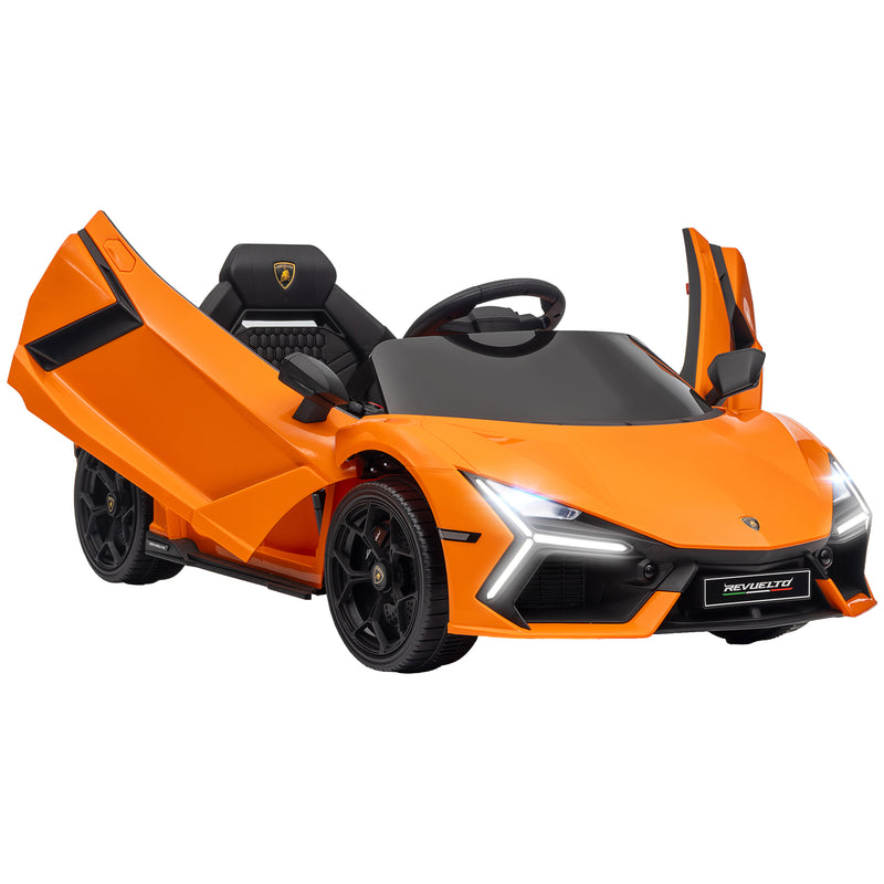 AIYAPLAY Yellow Lamborghini Revuelto Licensed Ride On Car W/ Suspension