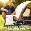 HOMCOM 36W Foldable Portable Solar Panel with Type-C to USB-A Charging Port