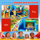 AIYAPLAY 8 in 1 Bouncy Castle for Kids, Inflatable Bounce House with Slide