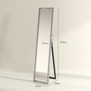 HOMCOM Floor Mirror Wall Mounted Leaning Standing Mirror