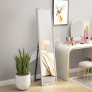 HOMCOM Floor Mirror Wall Mounted Leaning Standing Mirror