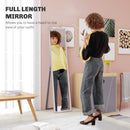 HOMCOM Floor Mirror Wall Mounted Leaning Standing Mirror