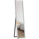 HOMCOM Floor Mirror Wall Mounted Leaning Standing Mirror