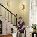 HOMCOM Led Wall Lamp 2 Pack, Modern Indoor Starry Wall Light