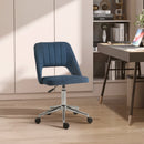 Vinsetto Mid-Back Swivel Home Office Chair Scallop Computer Chair