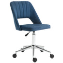 Vinsetto Mid-Back Swivel Home Office Chair Scallop Computer Chair