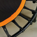 HOMCOM 40'' Mini Trampoline Adult Rebounder Jumper W/ Handle Fitness Orange