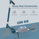 Kick Scooter with adjustable heights for Teens and Adults -Blue