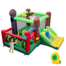 Kids Inflatable Bounce House With Dual Slides And Ball Pit Farm-hemed With 680W Blower