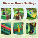 Kids Inflatable Bounce House With Dual Slides And Ball Pit Farm-hemed With 680W Blower