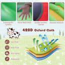 Kids Inflatable Bounce House With Dual Slides And Ball Pit Farm-hemed With 680W Blower