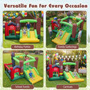 Kids Inflatable Bounce House With Dual Slides And Ball Pit Farm-hemed With 680W Blower