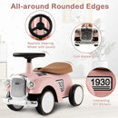 Kids Ride On Car with Under-seat Storage Space for 18-36 Months Boys and Girls Gifts-Pink