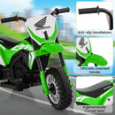 Honda Licensed Kids Ride On Motorbike with Horn Anti-slip Handlebars-Green