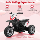 Honda Licensed Kids Ride On Motorbike with Horn Anti-slip Handlebars-Grey