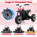 Honda Licensed Kids Ride On Motorbike with Horn Anti-slip Handlebars-Grey