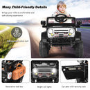 Kids Ride on Jeep Car Battery Powered with Remote Control-Black