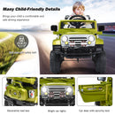 Kids Ride on Jeep Car Battery Powered with Remote Control-Green