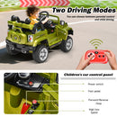 Kids Ride on Jeep Car Battery Powered with Remote Control-Green