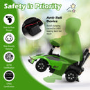 Kids Licensed Lamborghini Ride On Car With Push Handle-Green