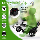 Kids Licensed Lamborghini Ride On Car With Push Handle-White