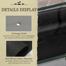 Outsunny Raised Garden Bed w/ PE Cover, Use for Patio, Garden, Dark Grey