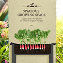 Outsunny Raised Garden Bed w/ PE Cover, Use for Patio, Garden, Dark Grey