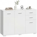 HOMCOM Modern Sideboard Kitchen Storage Cabinet, White