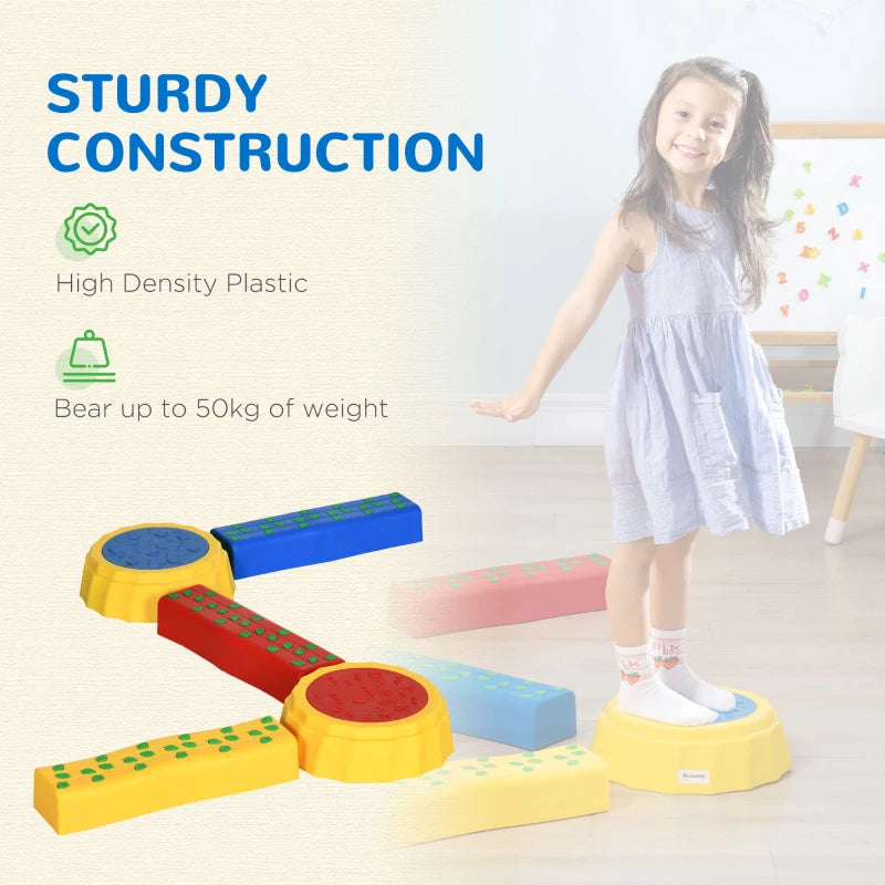 Outsunny Balance Beam Stepping Stones