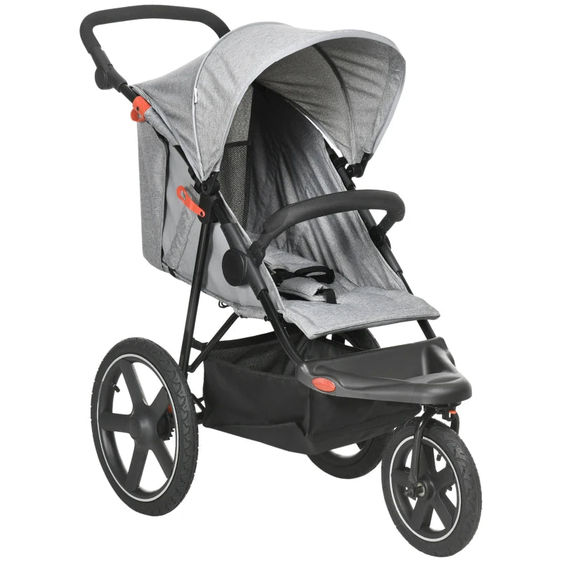 HOMCOM  Baby Stroller  - Grey