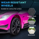 AIYAPLAY Maserati GT2 Licensed 12V Electric Ride On Car W/ Remote - Grey/Pink/White