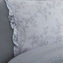 D & D Kristen Duvet Cover Set in Grey
