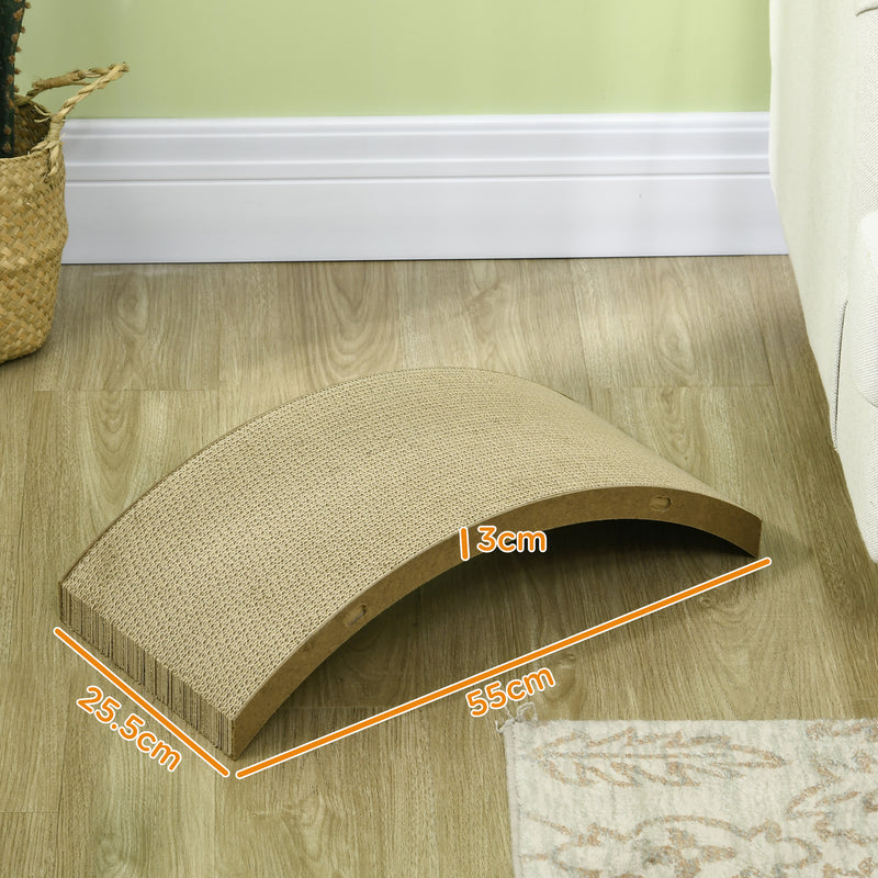 PawHut 4PCs Cat Scratch Pad Reversible, Replacement for Cat Treadmill, 55 x 26cm