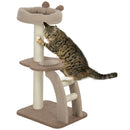 PawHut 88cm Cat Tee For Indoor Cats, Cat Tower With Scratching Post, Brown