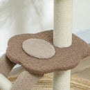 PawHut 88cm Cat Tee For Indoor Cats, Cat Tower With Scratching Post, Brown