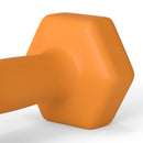 SPORTNOW Set of 2 Hexagonal Dumbbells Weights Pair, 2 x 1.5kg, Orange