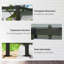 Outsunny 3 x 3(m) Outdoor Pergola Retractable Canopy Wall Mounted, Grey