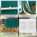 Outsunny Outdoor Garden Storage Shed Waterproof Bike Tent  W/ Zipper Doors
