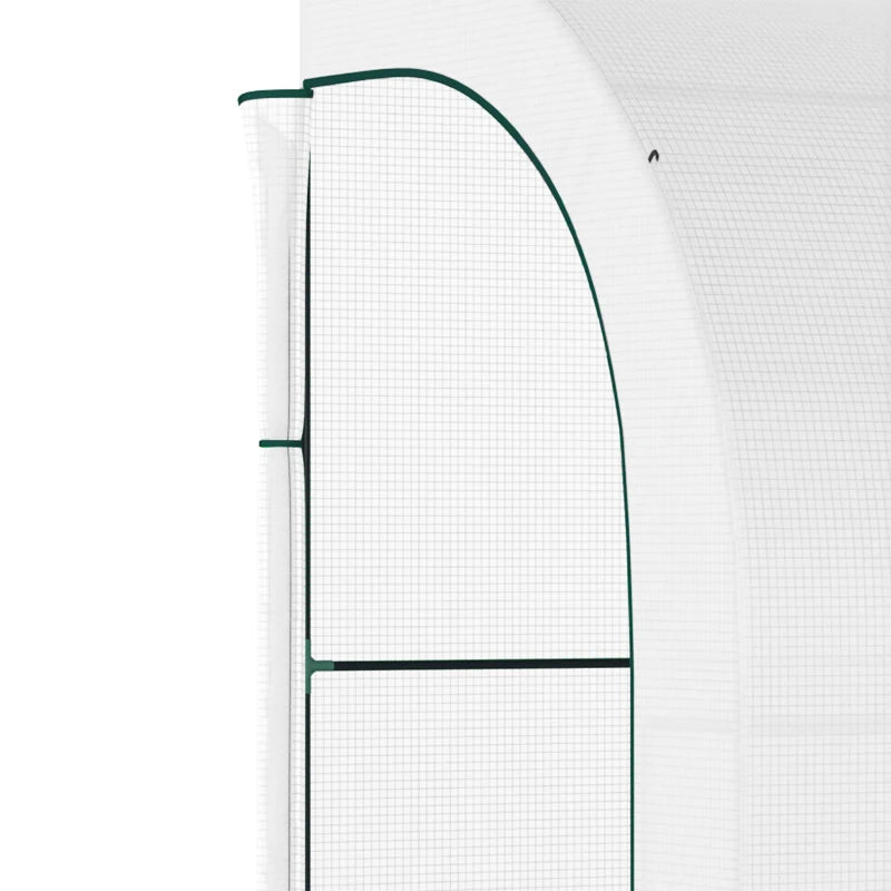 Outsunny Lean To Greenhouse 300 x 150 x 213 cm - White