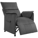 HOMCOM Electric Reclining Chair W/ Remote, Power Recliner For Elderly, Black