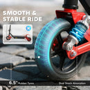 AIYAPLAY Electric Scooter For Kids With LCD Display, Up To 15 KM/H, Red