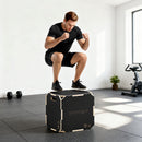 SPORTNOW Non-Slip Plyo Box, Corner-free Wooden Jump Box
