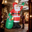 Outsunny 9ft Giant Christmas Blow Up Decoration with Built-in LED Lights